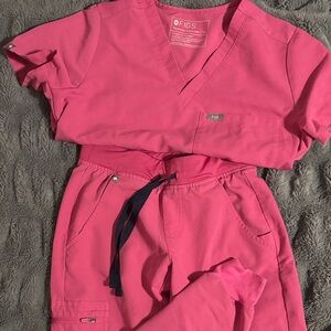 FIGS BUNDLE Pink Scrub